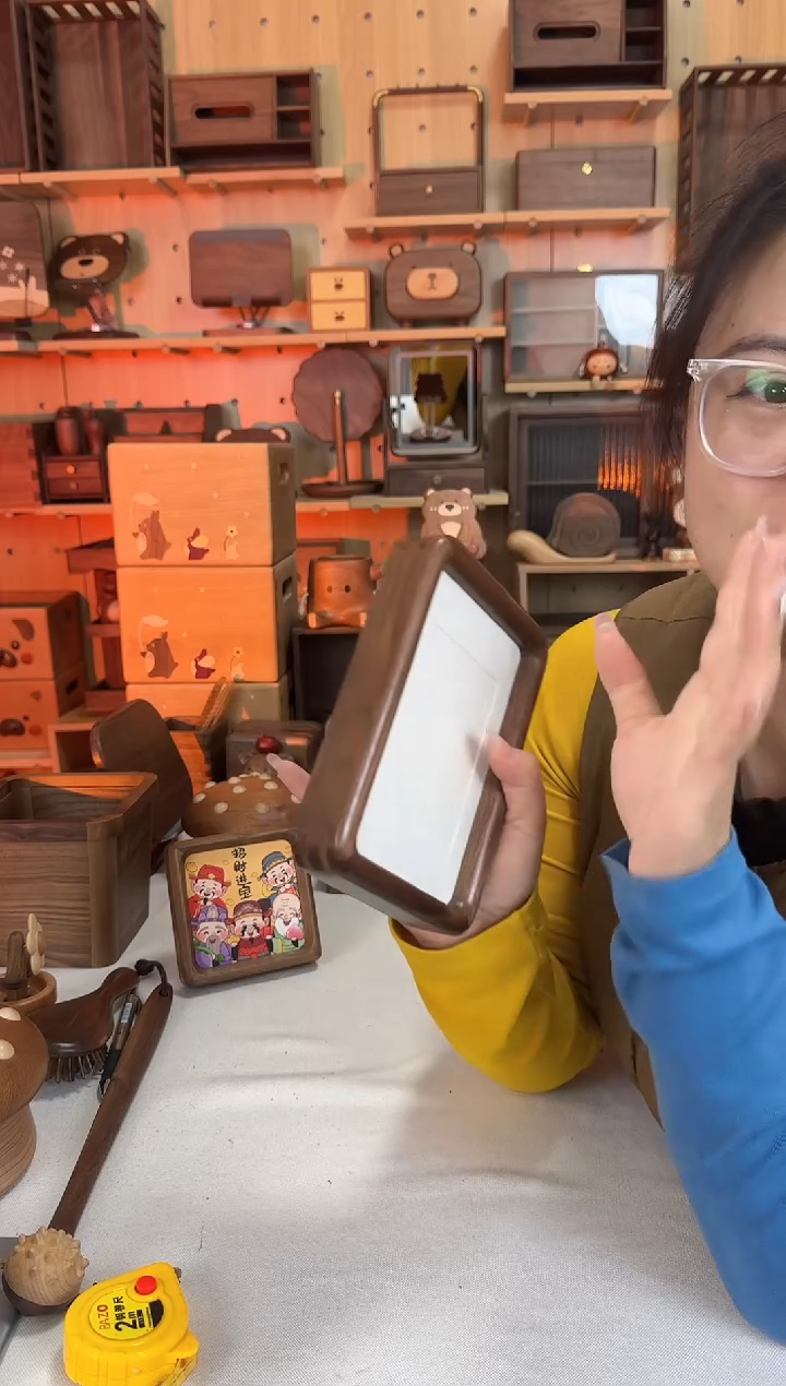 木黑胡桃6寸黑胡桃相框