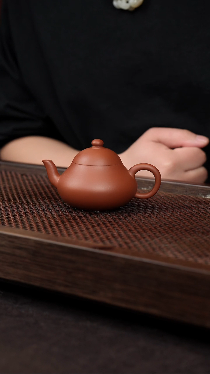 【闪购商品】紫砂茶壶朱泥矮梨