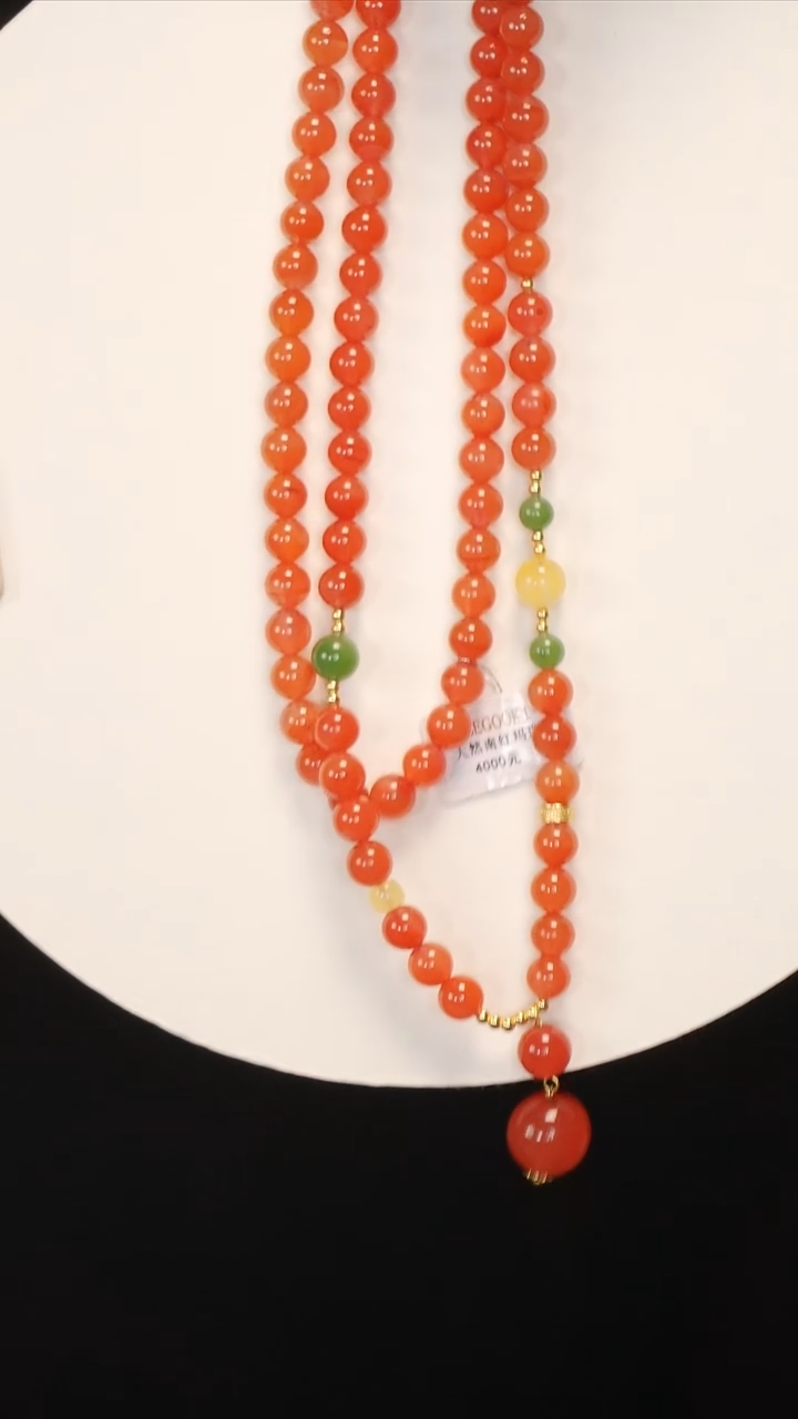 颈饰未镶嵌南红玛瑙9【】