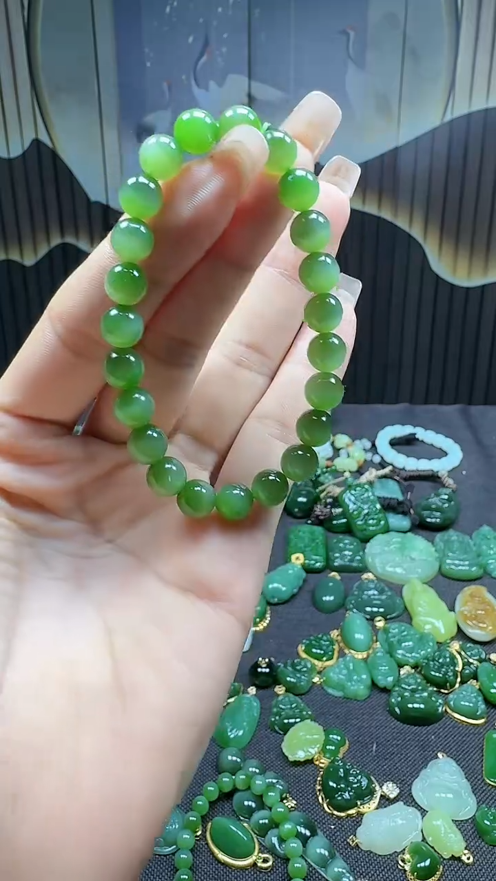 和田玉未镶嵌挂件8