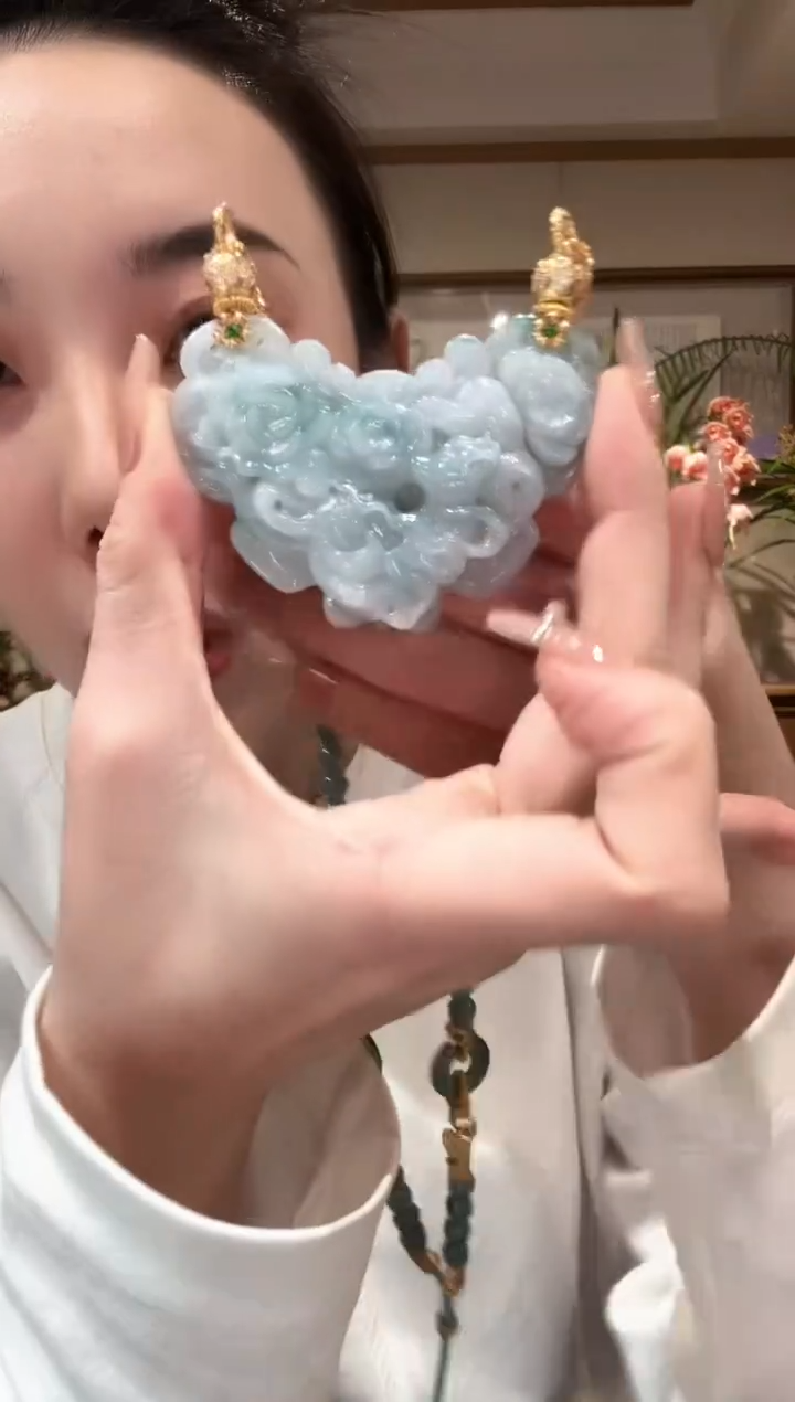 【闪购商品】翡翠颈饰未镶嵌国风