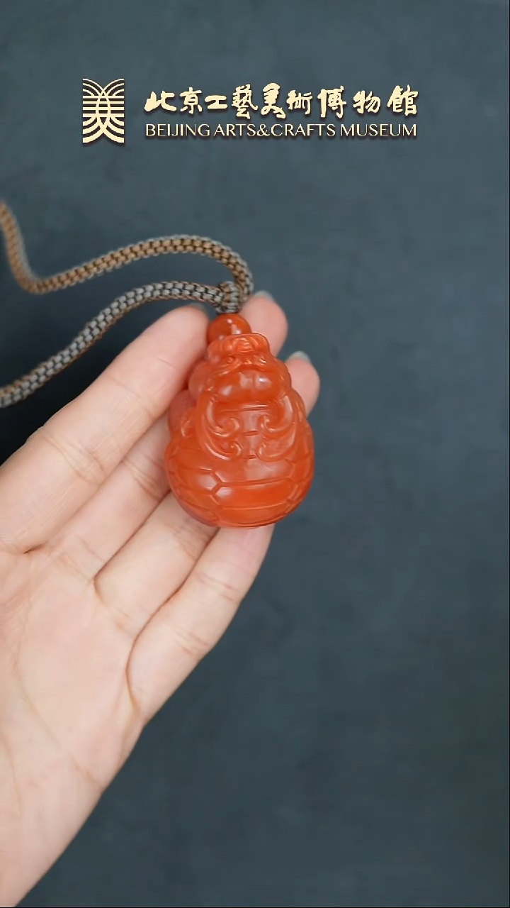 【闪购商品】南红玛瑙把件未镶嵌B0215GMD219川料南红龙龟把件