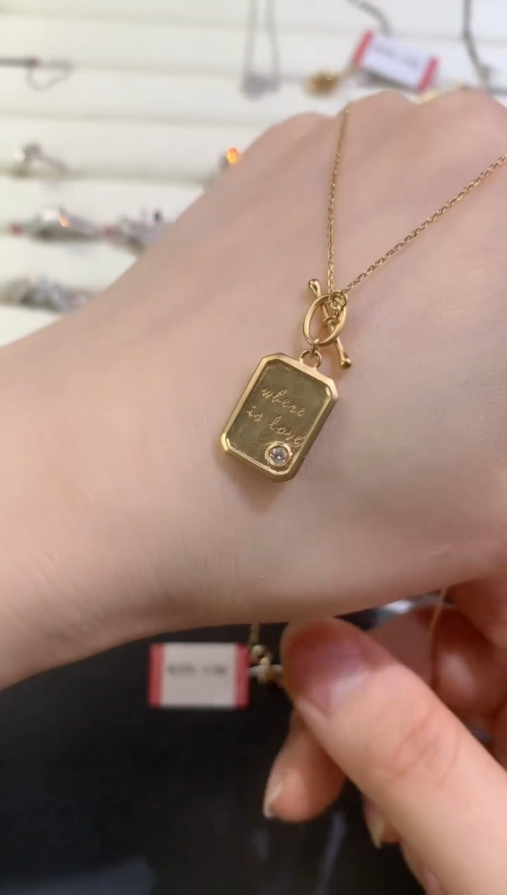 套链18K金镶嵌钻石A12|3980