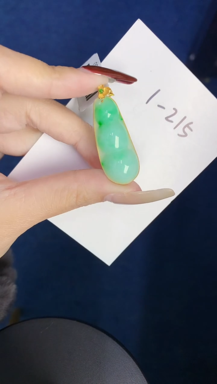 【闪购商品】翡翠颈饰18K金镶嵌0000000000