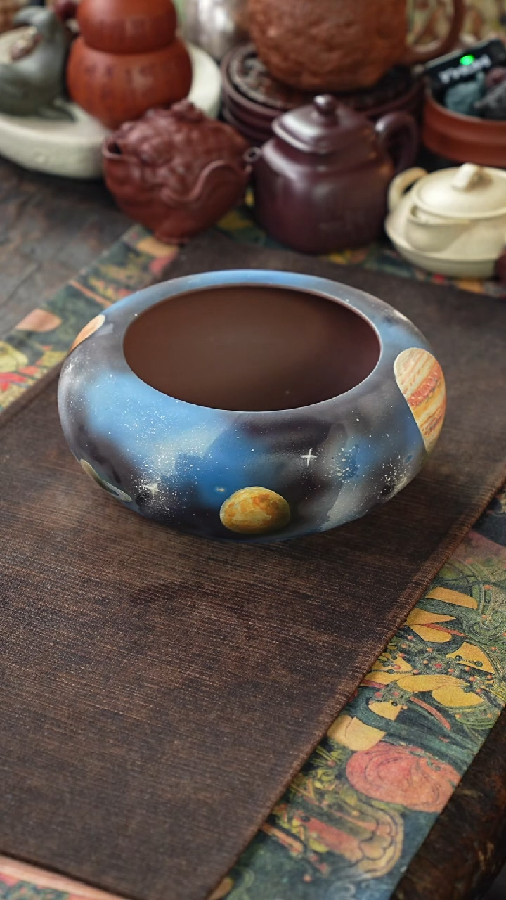 星球系列紫砂水洗大缸