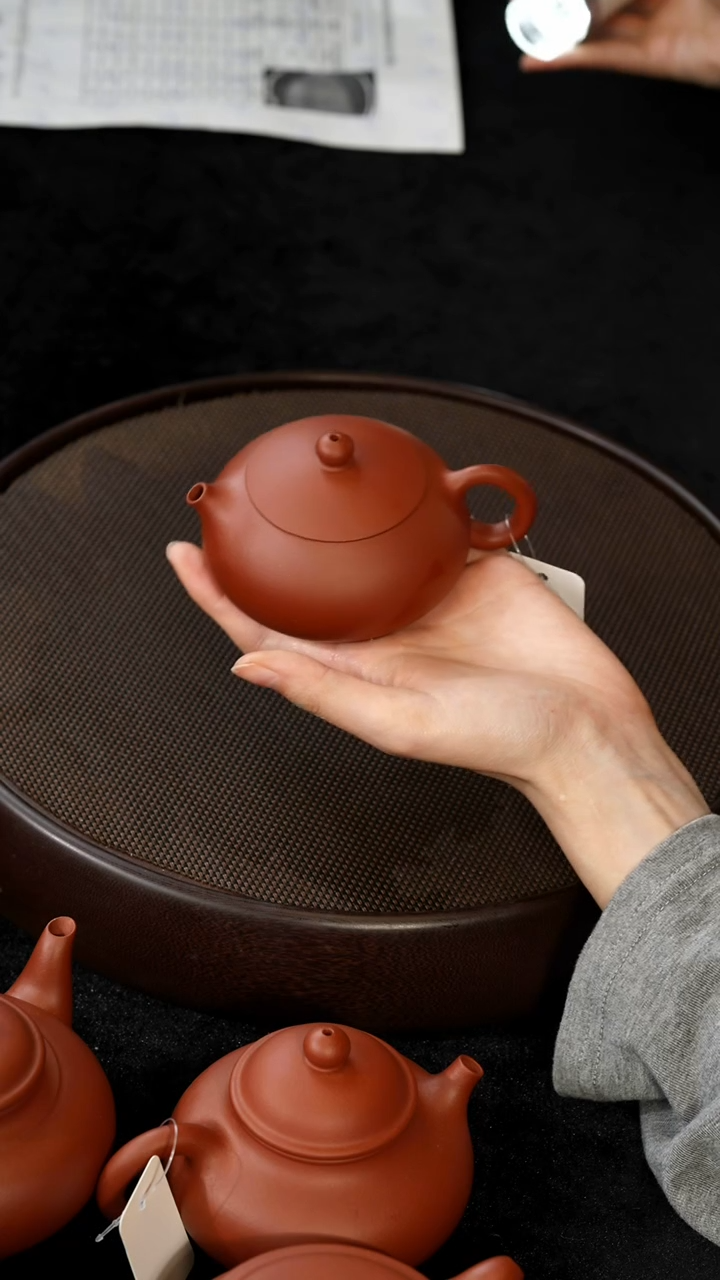 茶壶紫砂野山红泥西施150cc