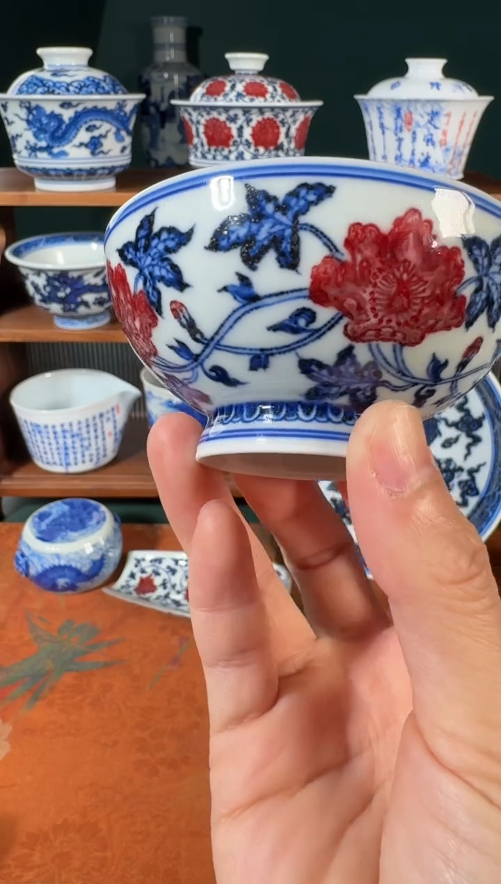 【闪购商品】杯永明尚玩山茶花小高足