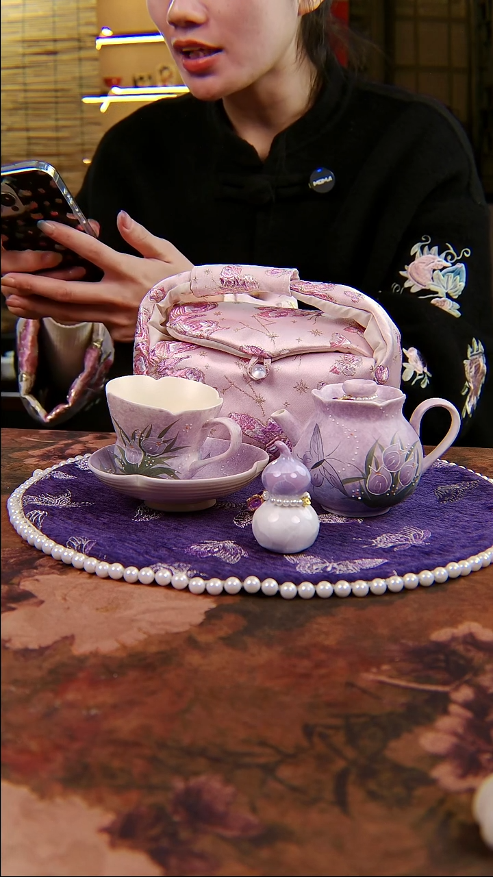 亘古文创茶具分享@+大包+紫色葫芦