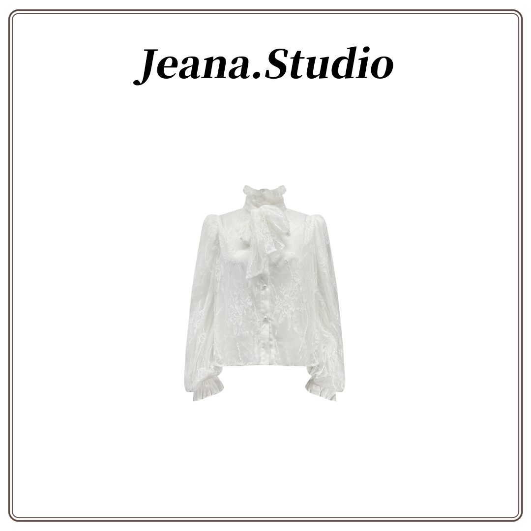 【Jeana.Studio】原创设计宫廷风高贵气质蕾丝衬衫