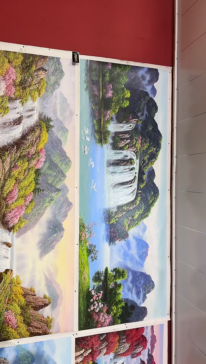 油画【130号】约2.2米丨朝鲜原创纯手绘孤品油画丨顺丰包邮