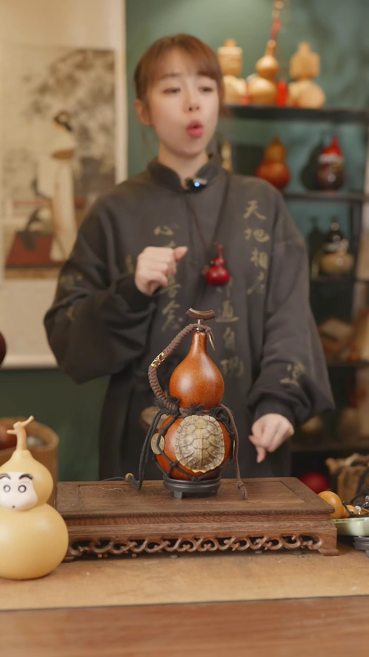 【闪购商品】194号精品天然大漆工艺防渗内胆酒葫芦~