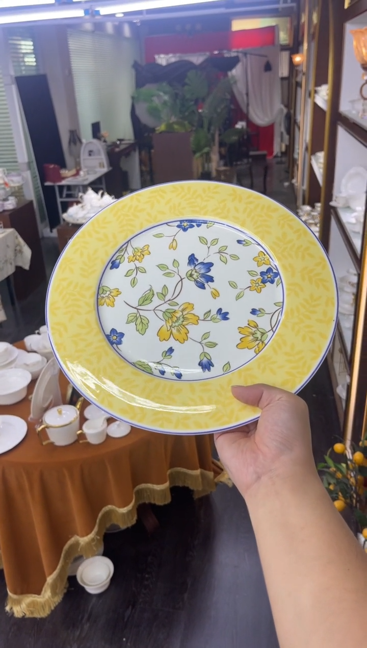 45%以上骨粉骨瓷12英寸盘