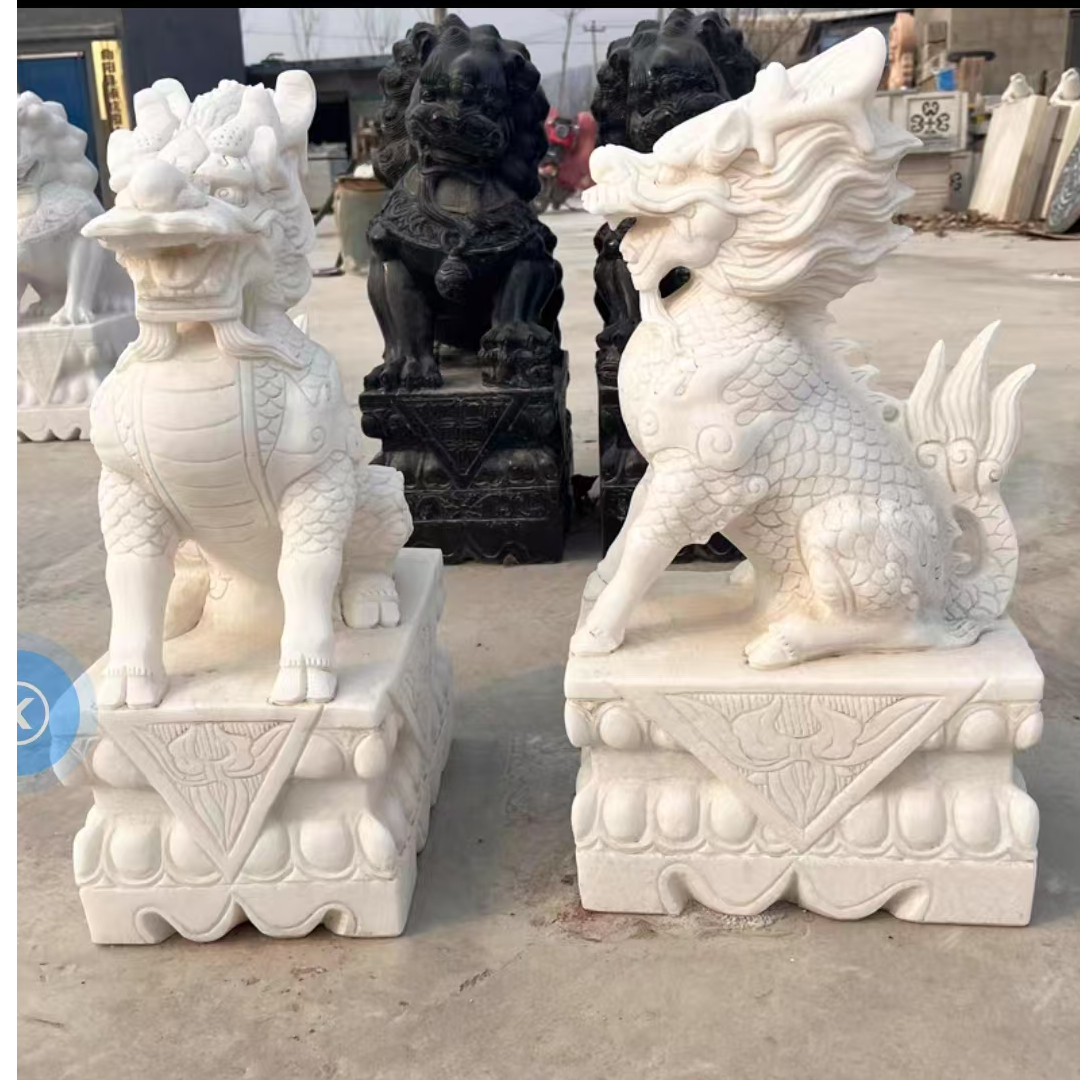 小旺（门墩抱鼓石）工厂     麒麟