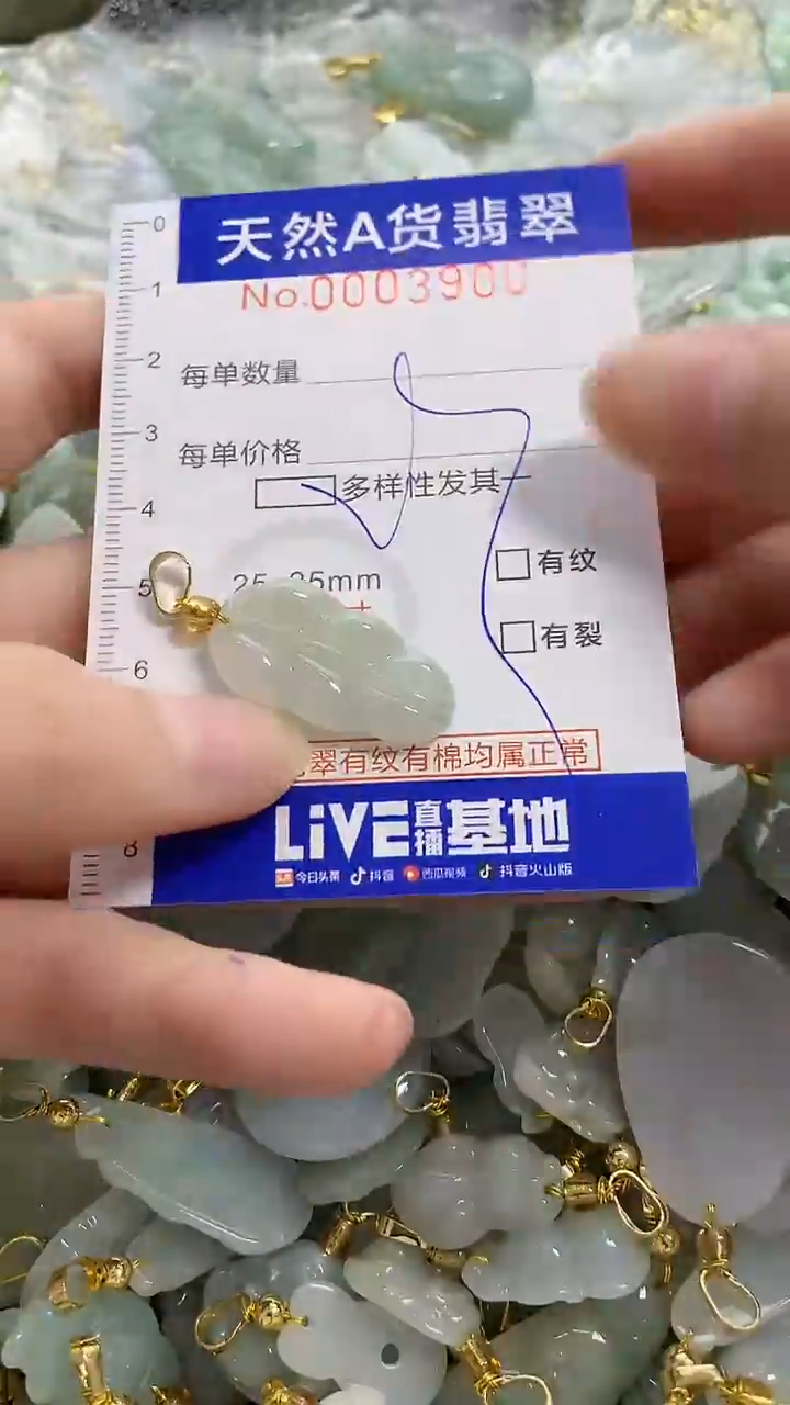颈饰未镶嵌翡翠天然A货翡翠