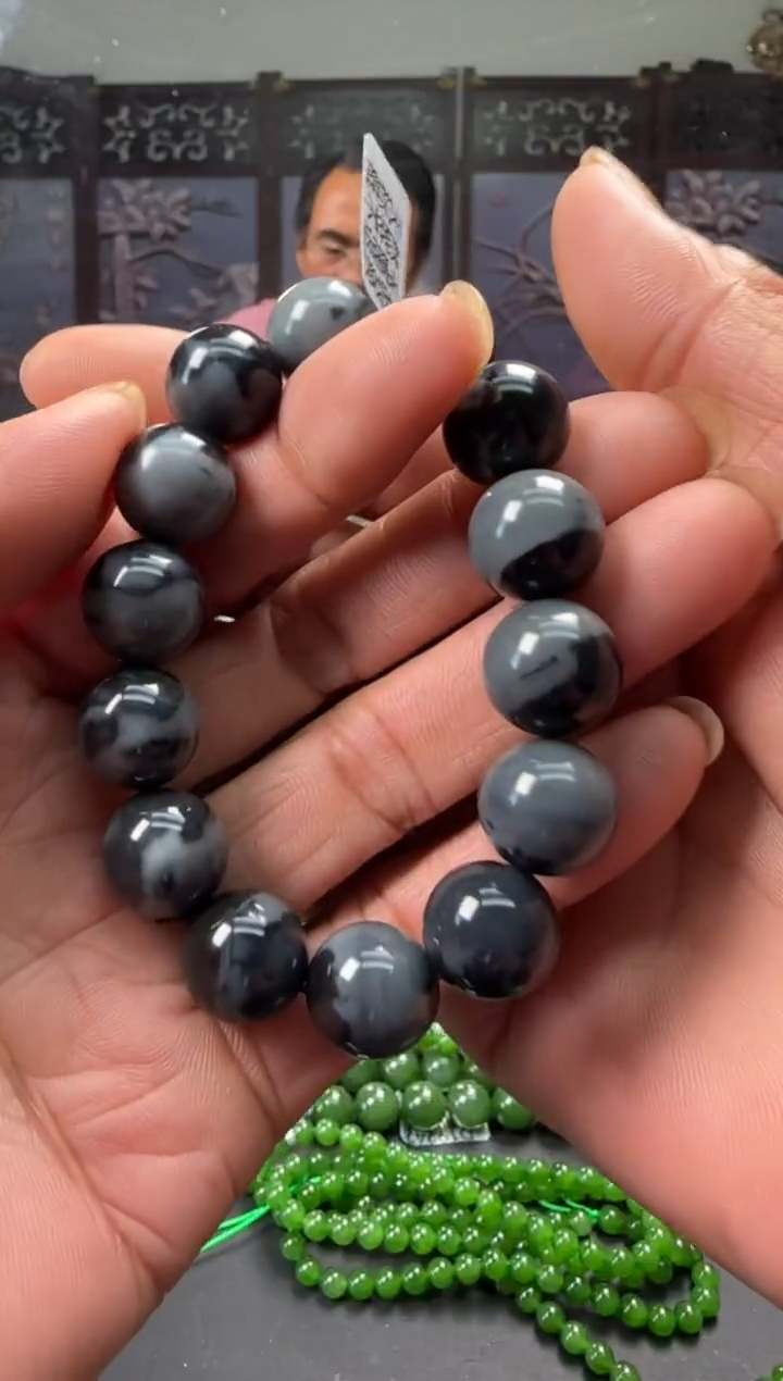 未镶嵌和田玉珠宝奇石手串