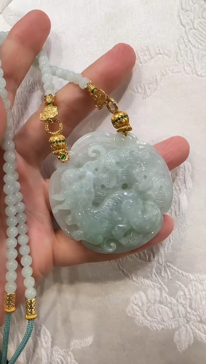颈饰未镶嵌翡翠国风