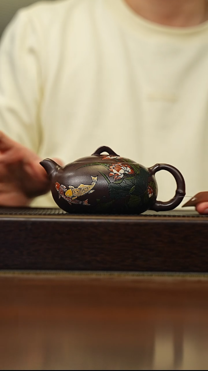 茶壶紫砂宜兴原矿 手工 紫砂壶容量260CC