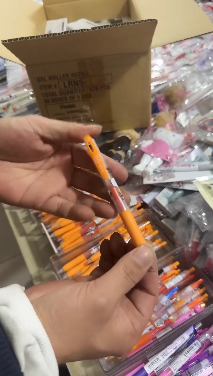 斑马橙色限定组合3支