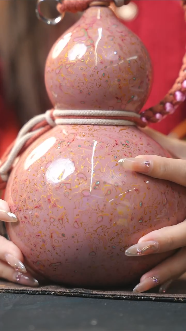 【闪购商品】WZ222漆艺酒葫芦不包手串及旋转底座