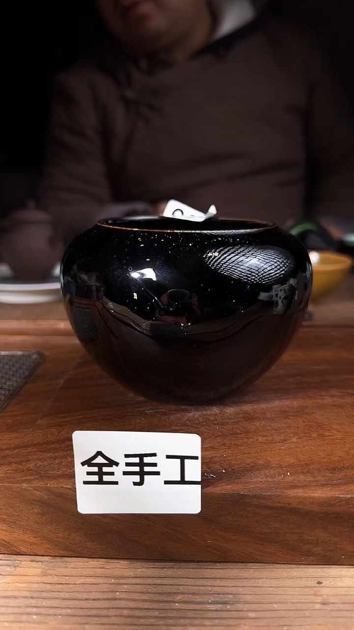 婺州龙窑烧制技艺全手工黑色水洗（904