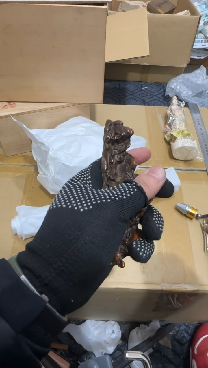 摆件铜老*二哥亚路中古文化