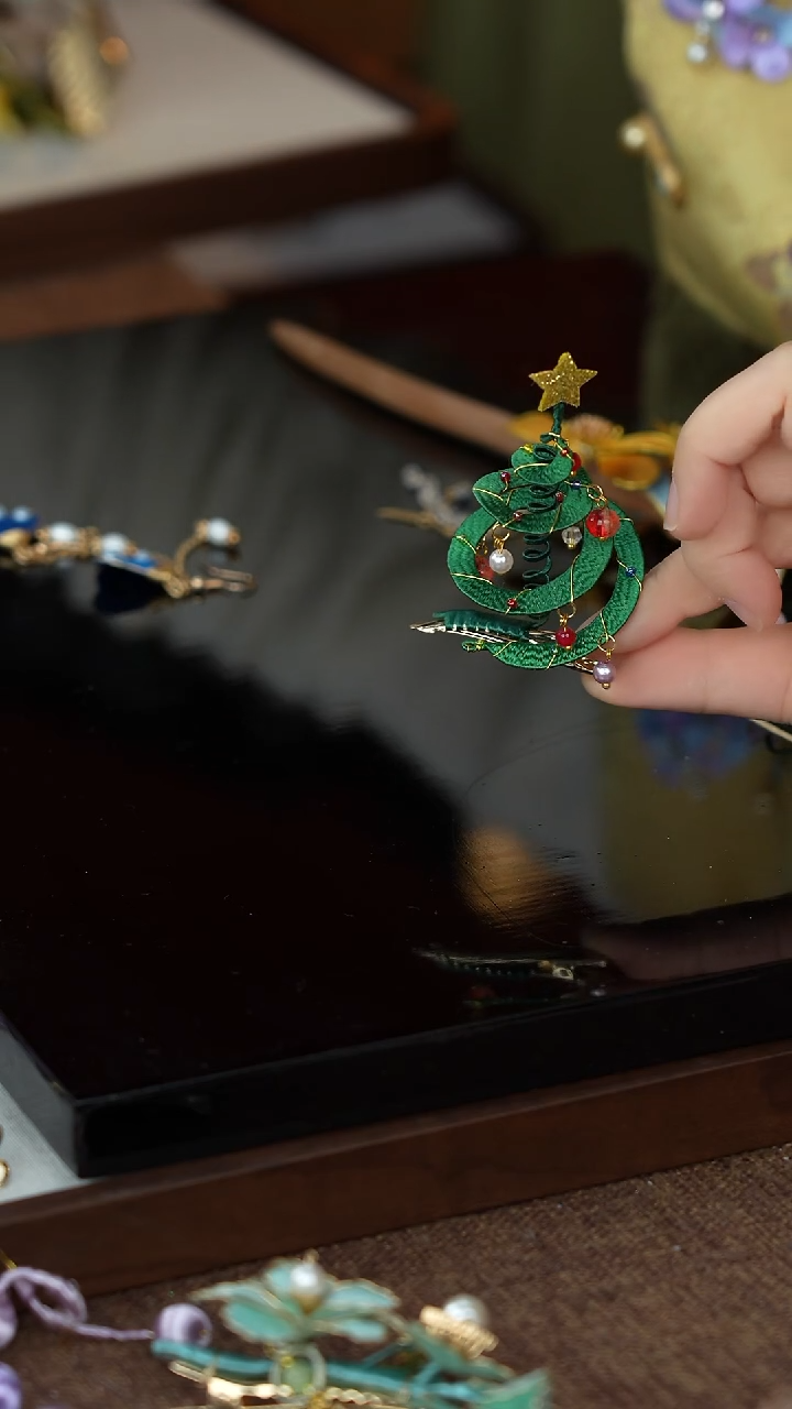 刺绣闪购纯手工非遗国风饰品