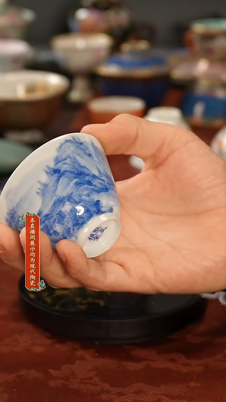 陶瓷@****?景德镇手工手绘精美茶器