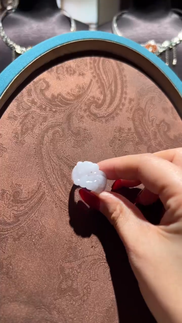 【闪购商品】翡翠戒圈未镶嵌红翡绿翠 04号