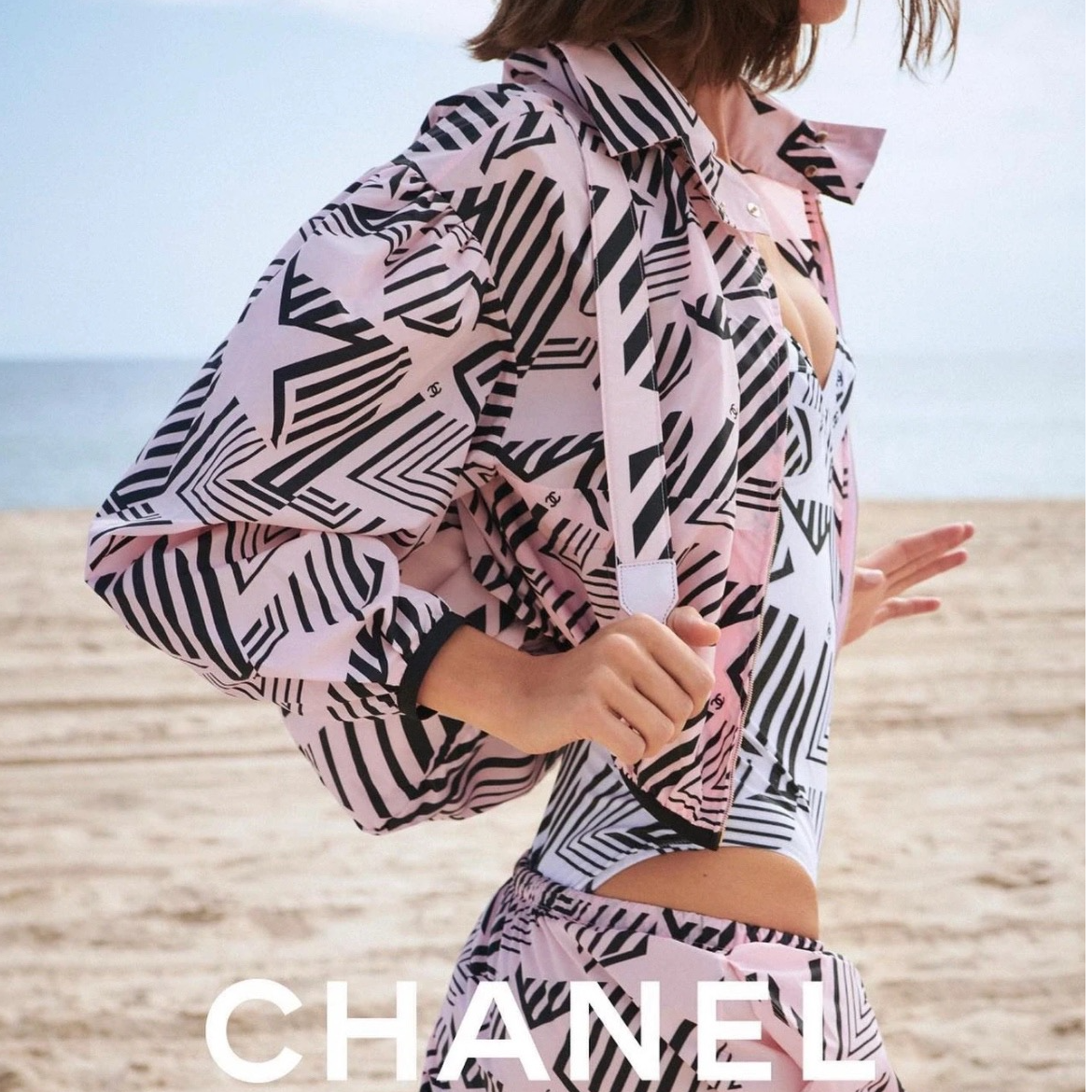99新 Chanel/香奈儿 23五角星印花衬衫上衣外套/f38/编号0545