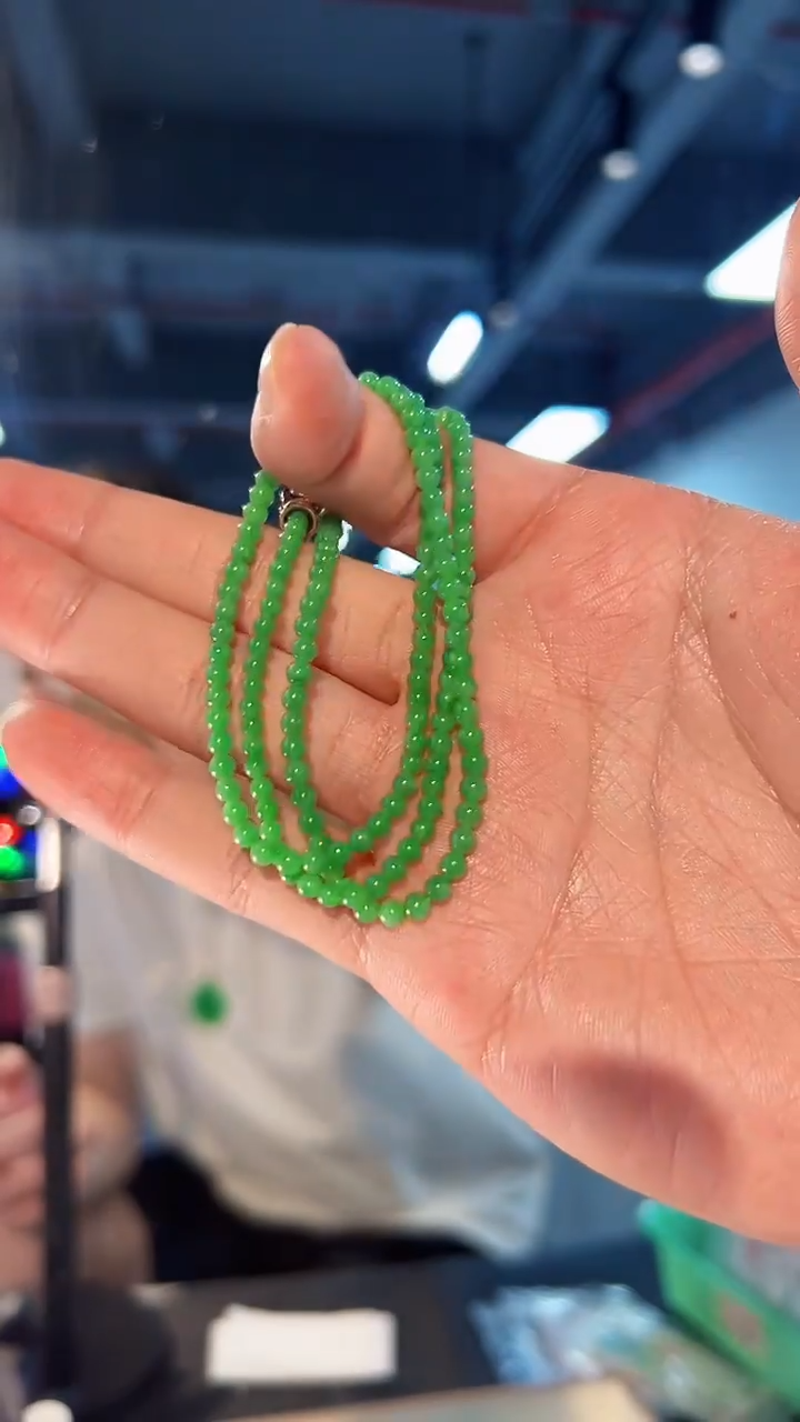 翡翠未镶嵌颈饰缅料A货/支持复检/一件