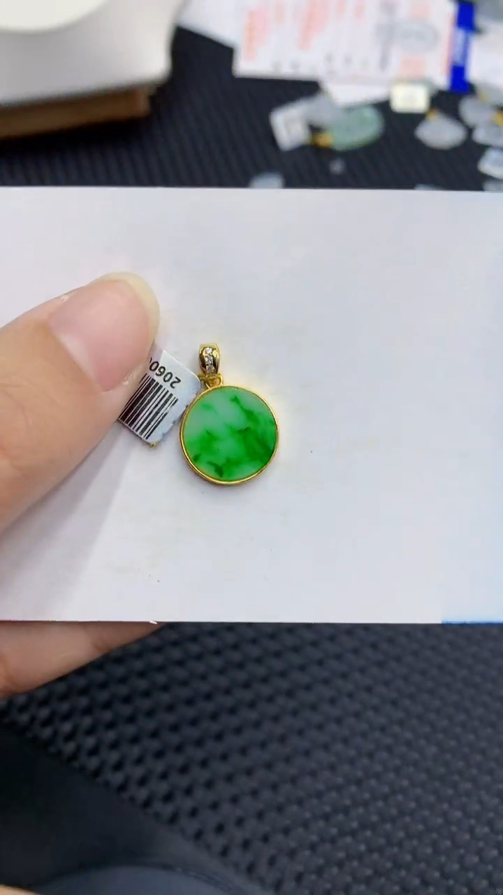 【闪购商品】翡翠颈饰银S925镶嵌            8