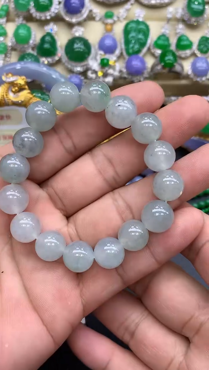 未镶嵌手串翡翠391-中国好珍宝