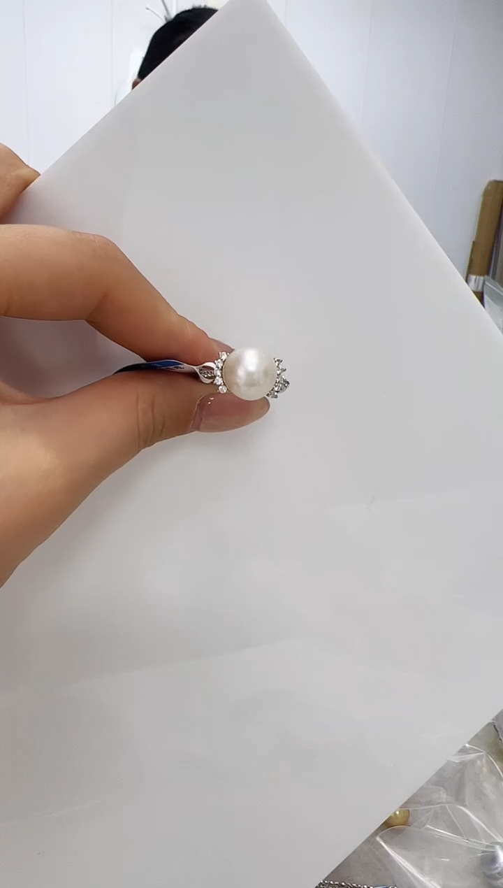 【闪购商品】淡水珍珠DA银S925镶嵌戒指  B433