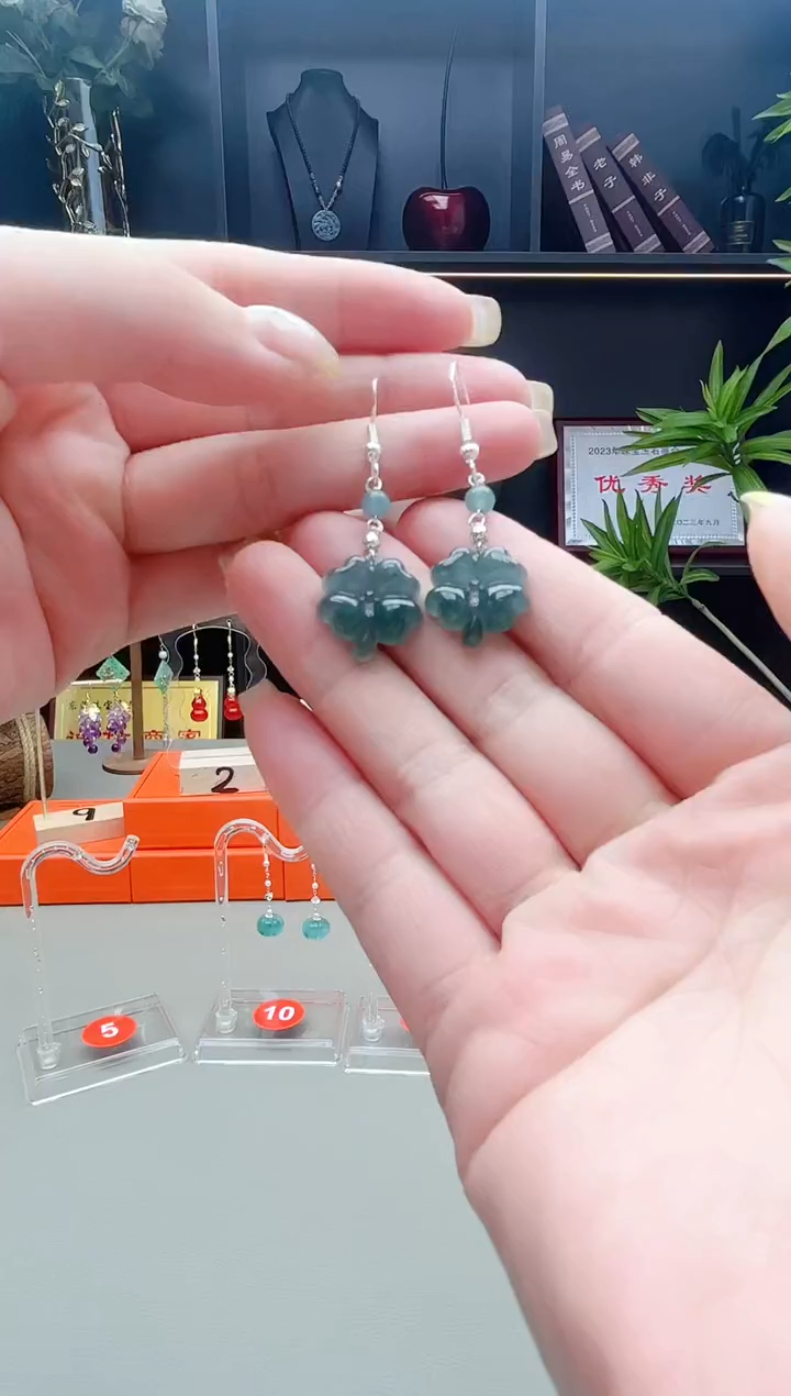 未镶嵌翡翠耳饰X33 