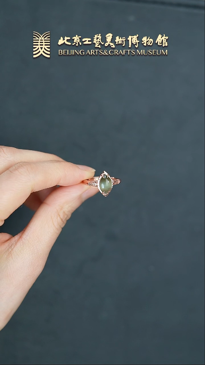 【闪购商品】和田玉戒指银S925镶嵌B0219GMD184戒指