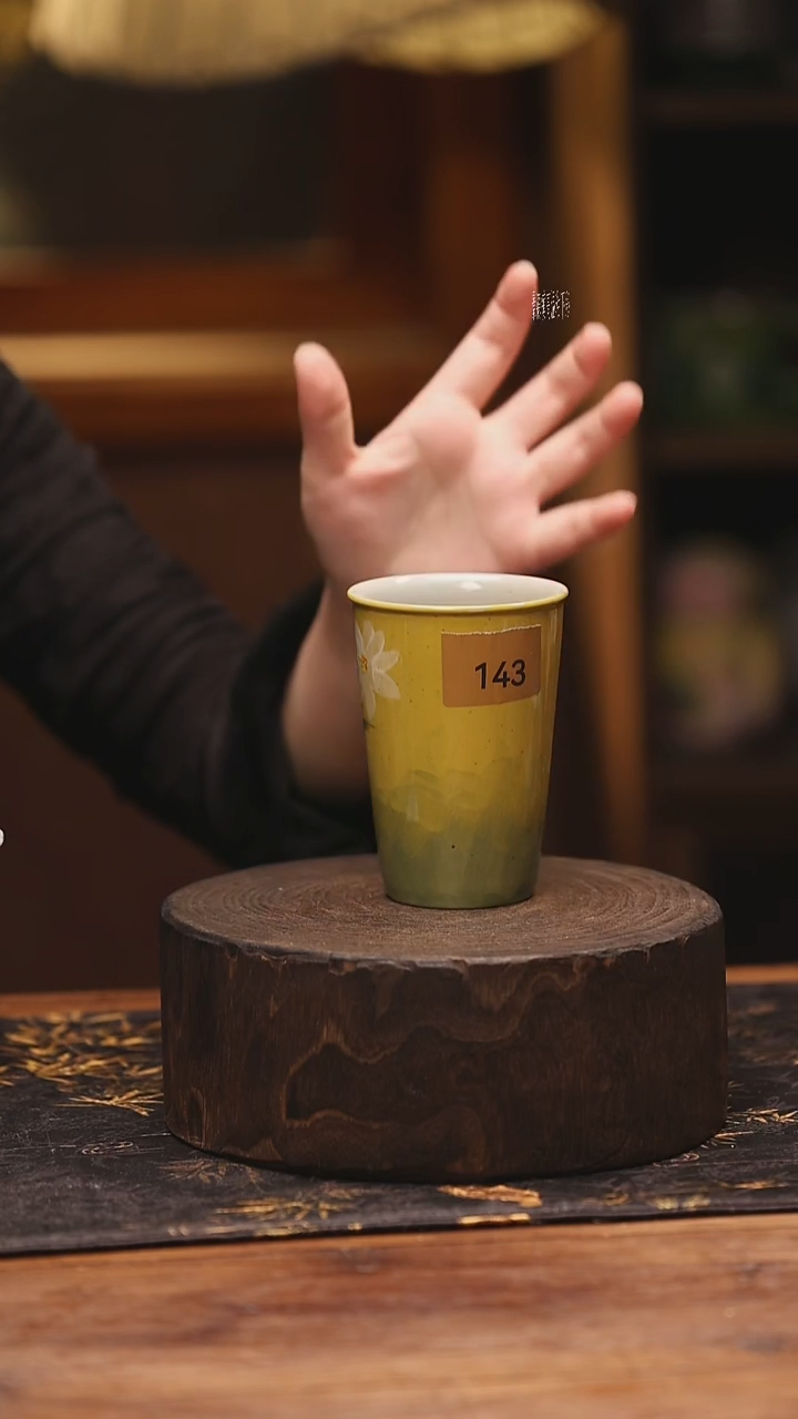 陶瓷景德镇高温釉下手绘陶瓷@L143@