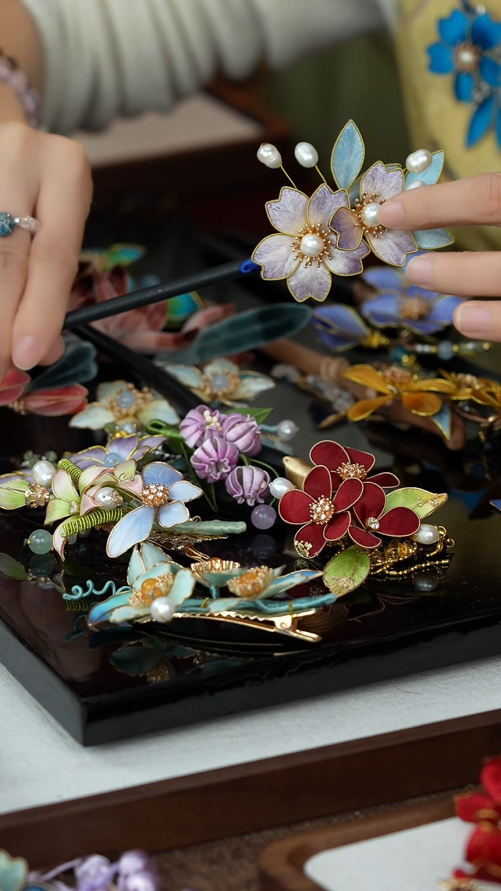 刺绣闪购纯手工非遗国风饰品