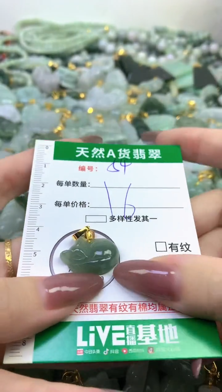 颈饰未镶嵌翡翠纯天然缅甸A货翡翠