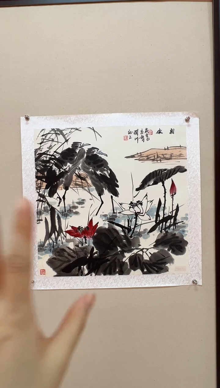 【闪购商品】绘画贺润川-4平尺-花鸟国画-yz