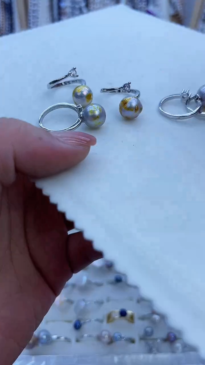 【闪购商品】淡水珍珠戒指未镶嵌723