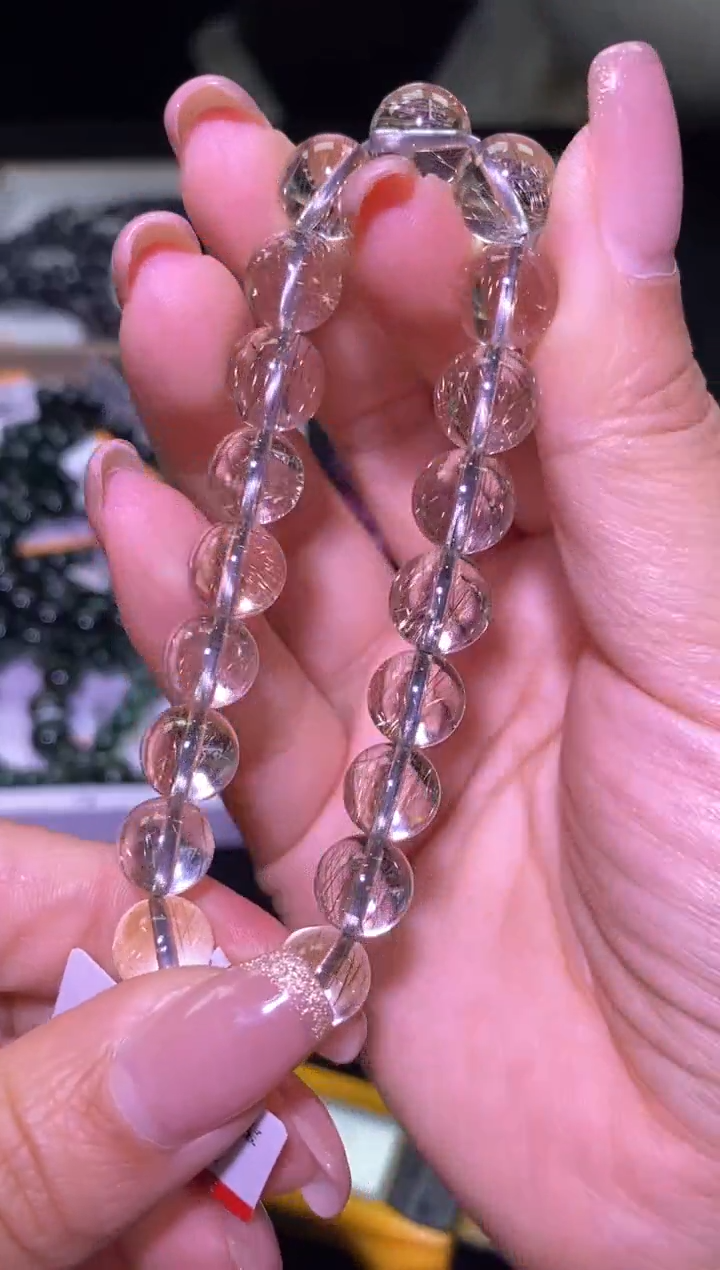 未镶嵌手链水晶魔鬼发单圈-A12-多样性发其一