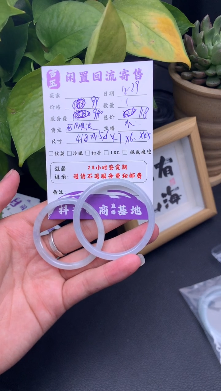 未镶嵌手镯翡翠手镯