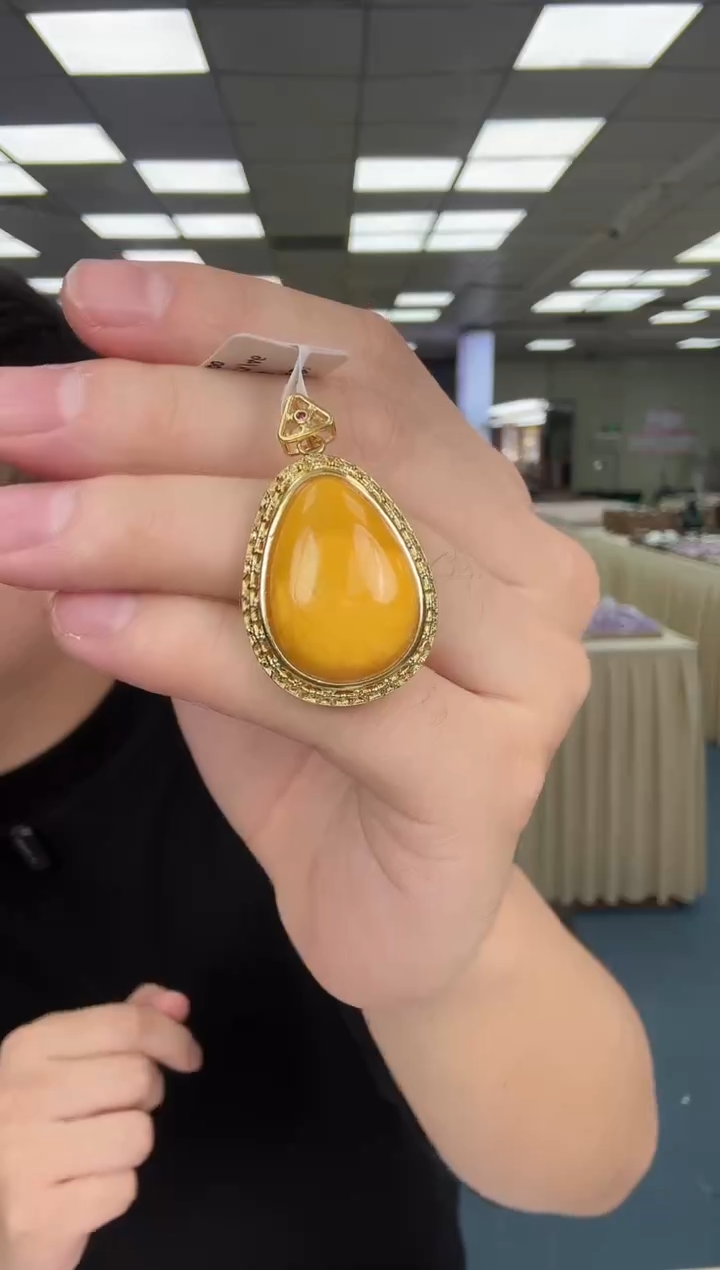 蜜蜡吊坠(不含链)未镶嵌2222