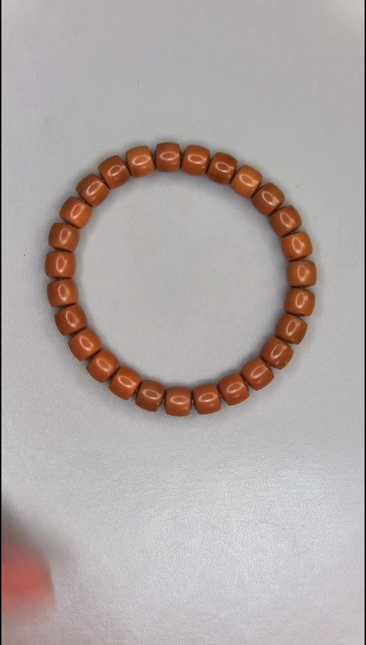 【闪购商品】橄榄核手串核尖直切单圈8.5mm一条