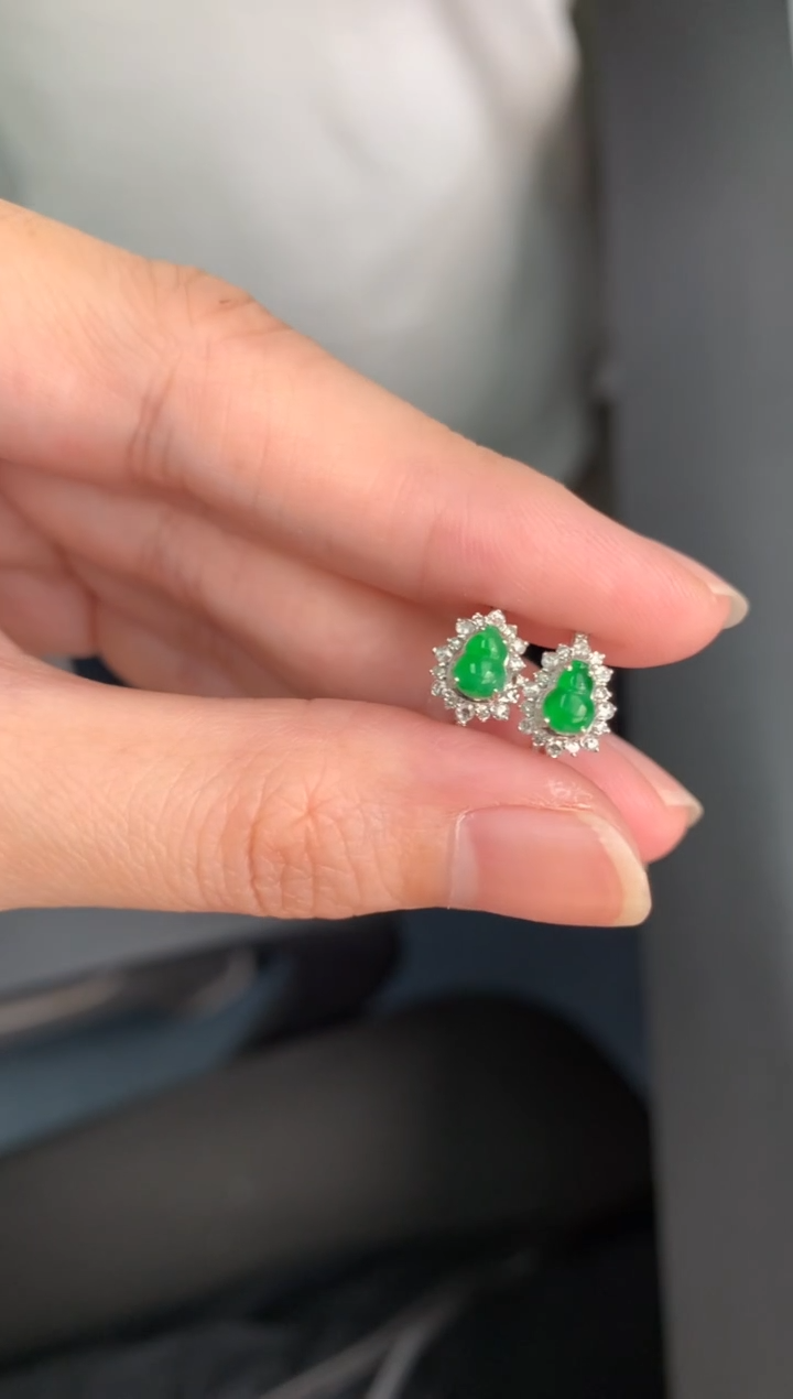【闪购商品】定制翡翠18K金镶嵌模式推广期24小时鉴赏期