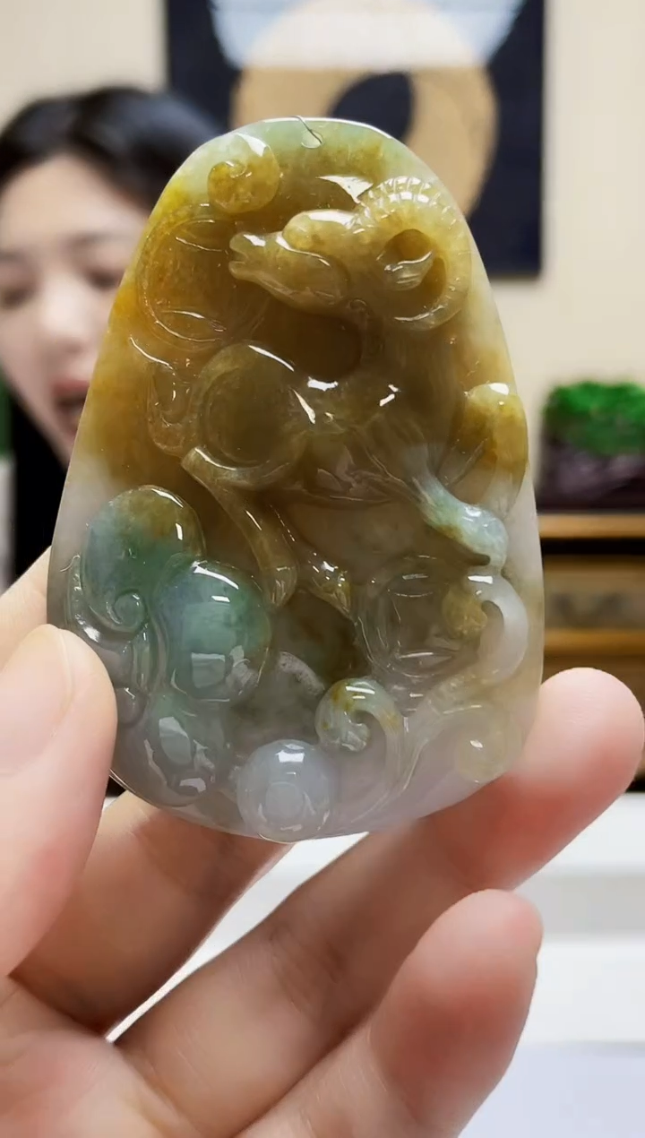 未镶嵌定制翡翠吊坠197