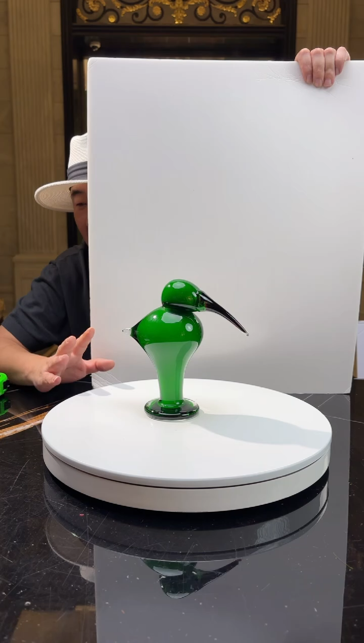 【闪购商品】茶宠AJ03183小鸟艺术摆件绿色