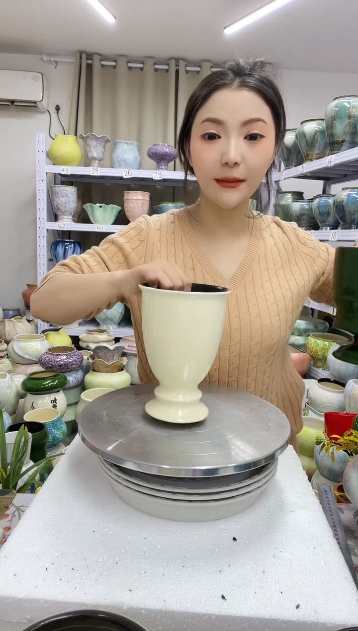 12.30陶瓷花盆直播链接高.      17口11