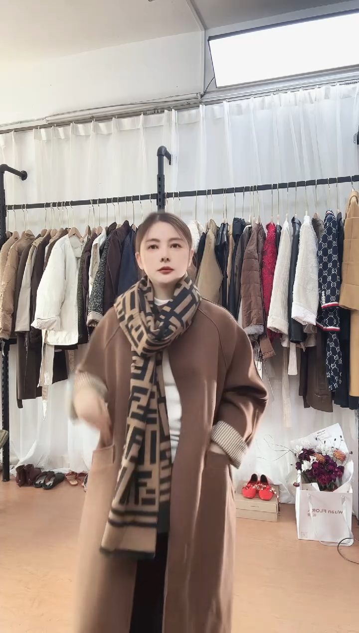 花色长款   围巾