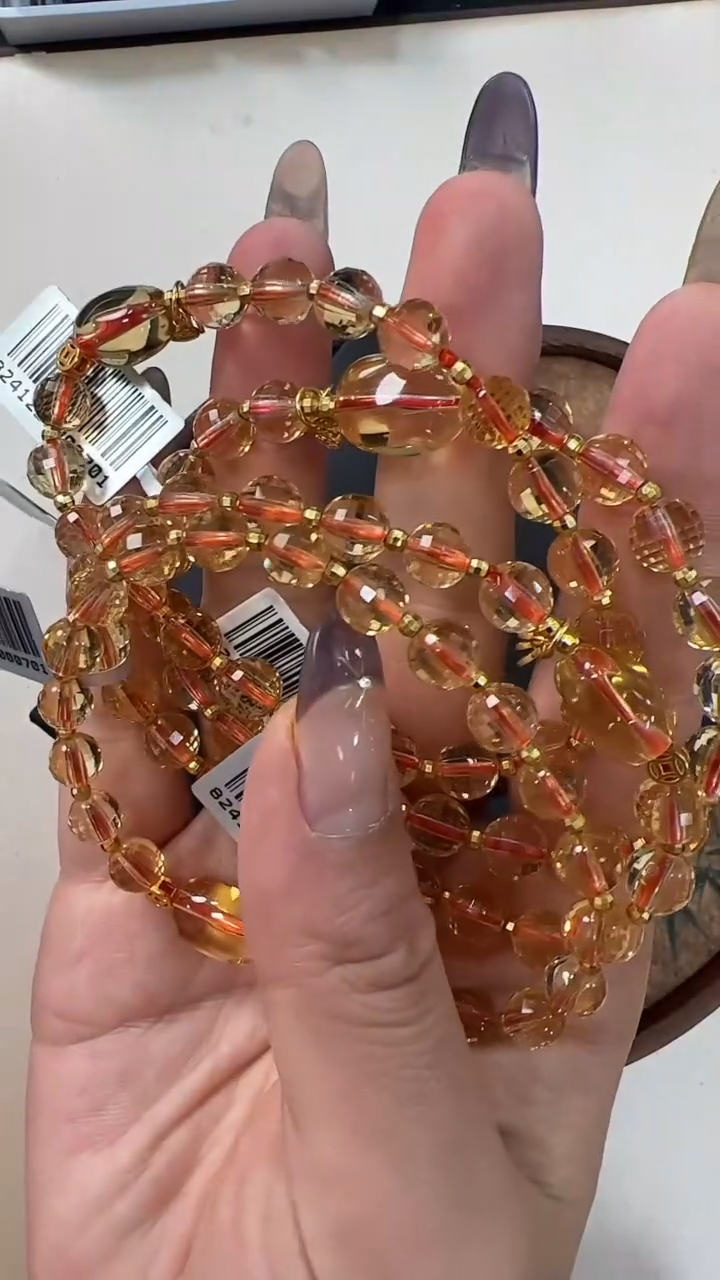 【闪购商品】水晶手链银S925镶嵌XC3836约7mm多样性发一件